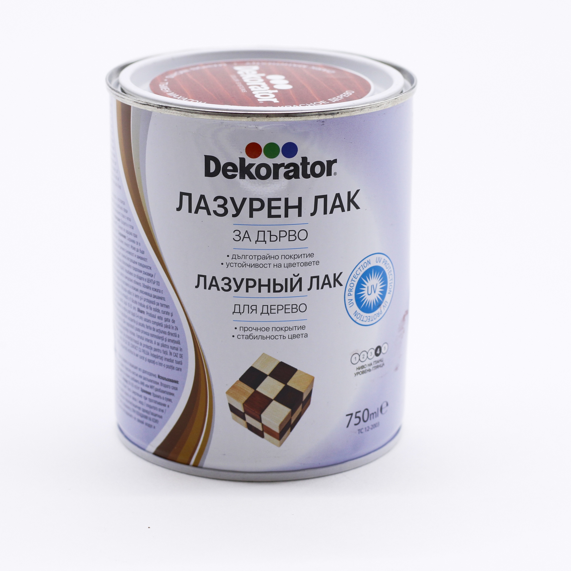 დეკორატიული ხის ლაქი ტიკი 0.75 ლ — ლაქი